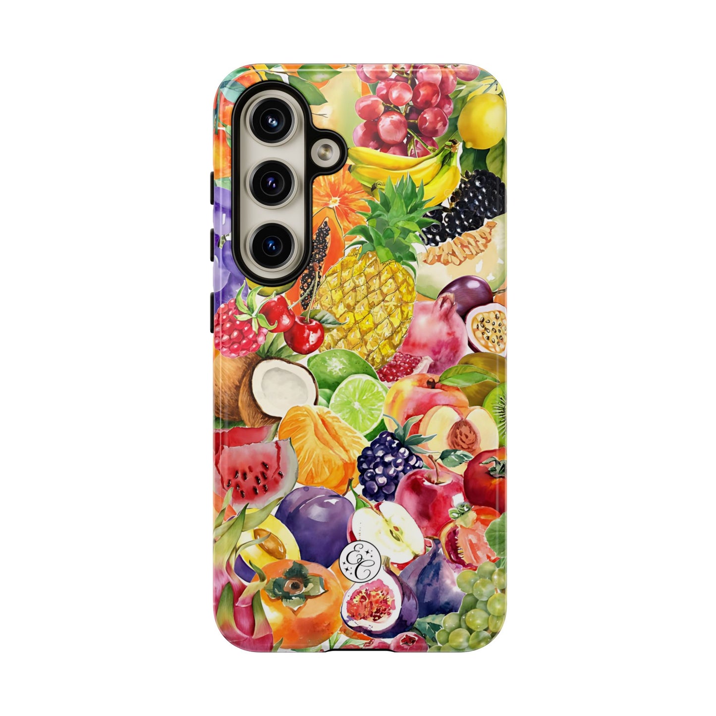 Colorful Fruits Collage Tough Phone Case