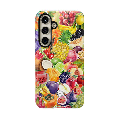 Colorful Fruits Collage Tough Phone Case