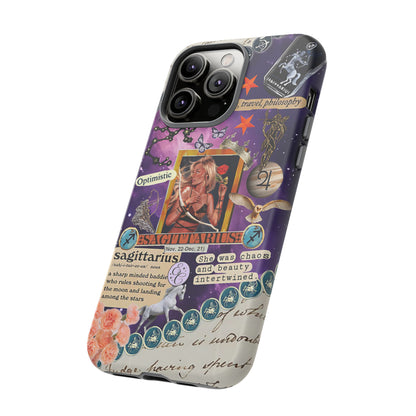 Sagittarius Zodiac Star Sign Tough Phone Case