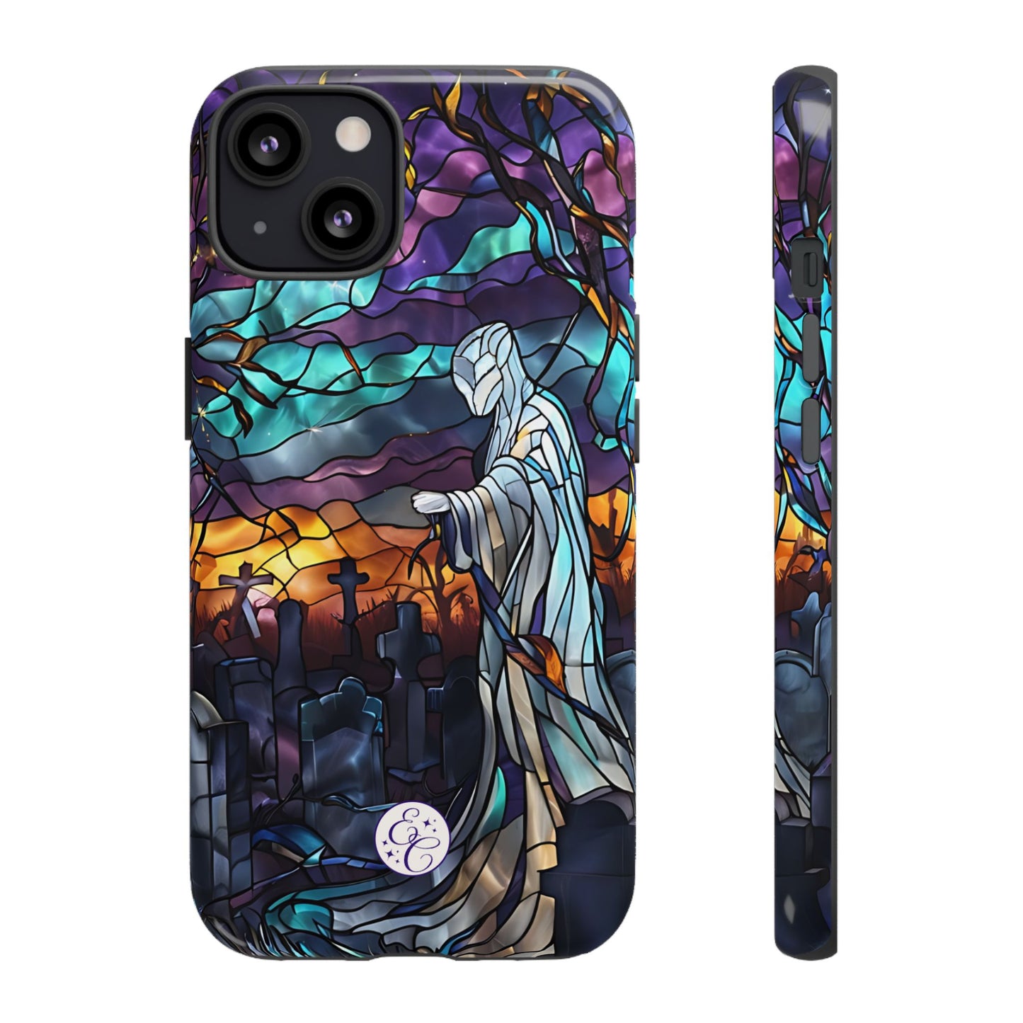 Stained Glass Ghost Tough Phone Case