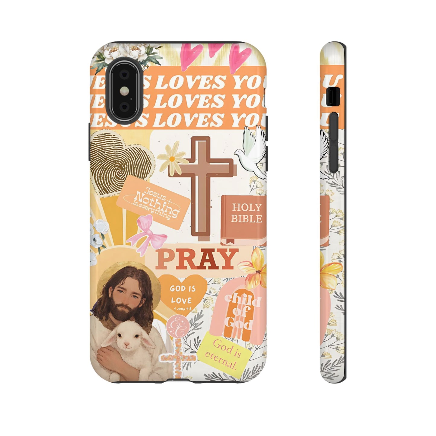 Christian Collage Tough Phone Case