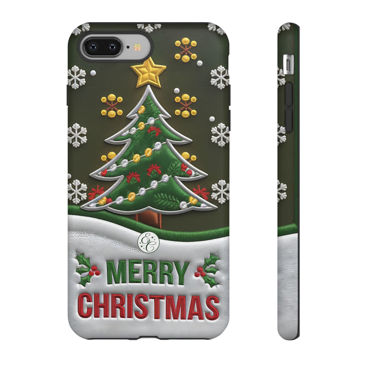 Merry Christmas Tree Tough Phone Case