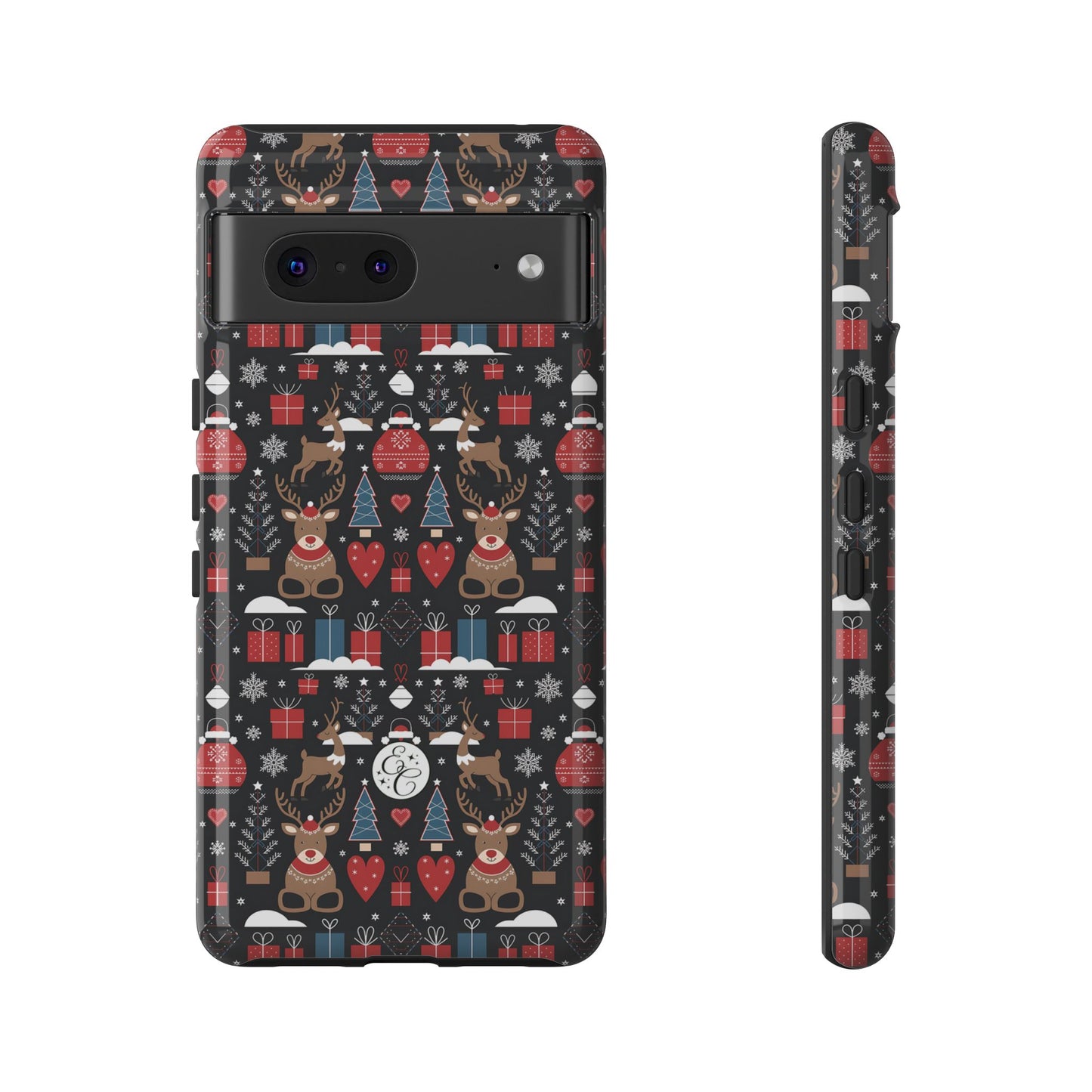 Christmas Holiday Pattern Tough Phone Case