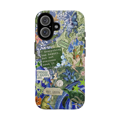 Fairy Garden Collage Tough Phone Case