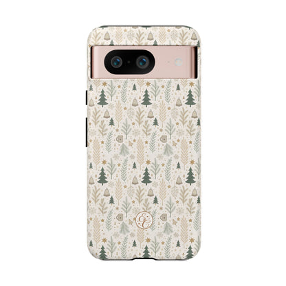 Boho Christmas Forest Tough Phone Case