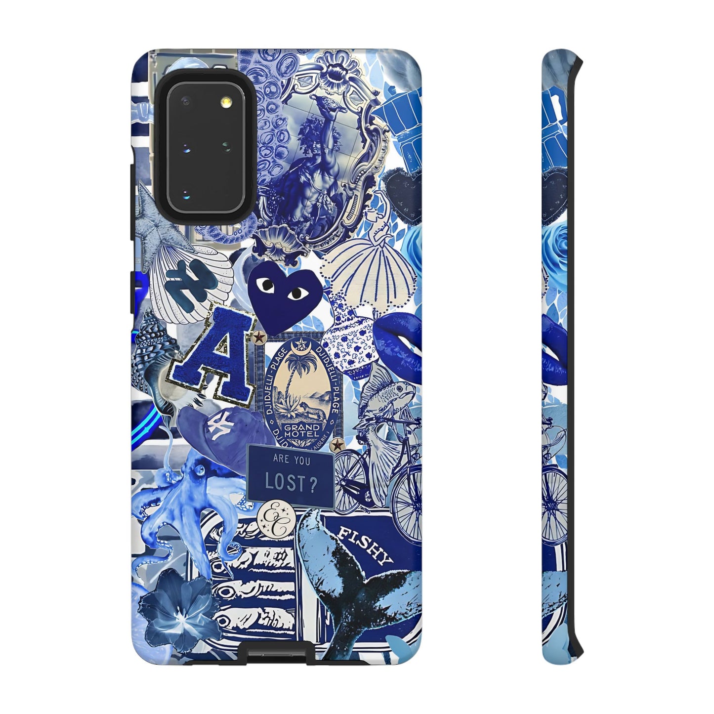 Blue Collage Tough Phone Case