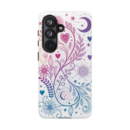 Subtel Bisexual Boho Doodle Tough Phone Case
