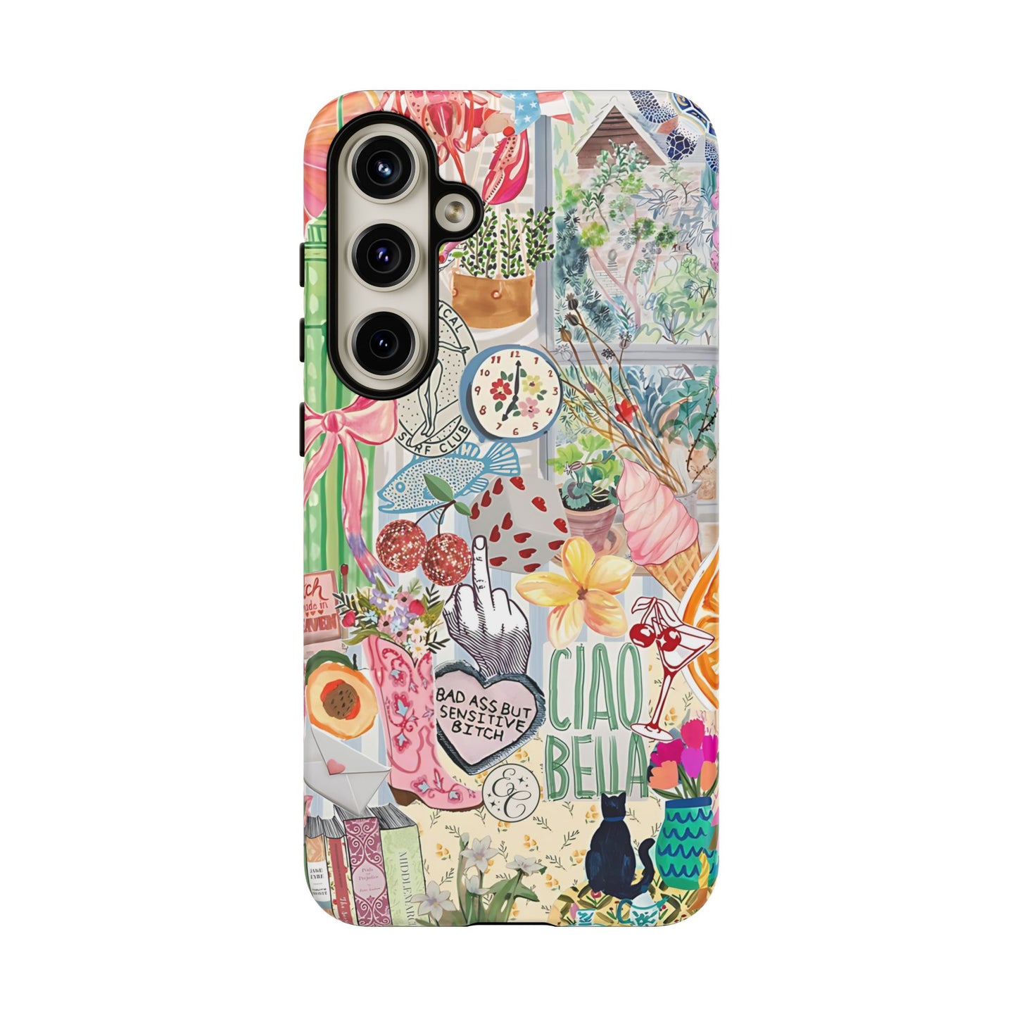 Coquette Art Collage Tough Phone Case