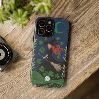 Irish Witch’s Moonlit Stroll Tough Phone Case
