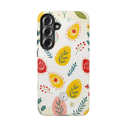 Colorful Easter Egg Pattern Tough Phone Case