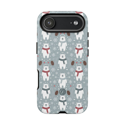 Cute Polar Bear Christmas Phone Case