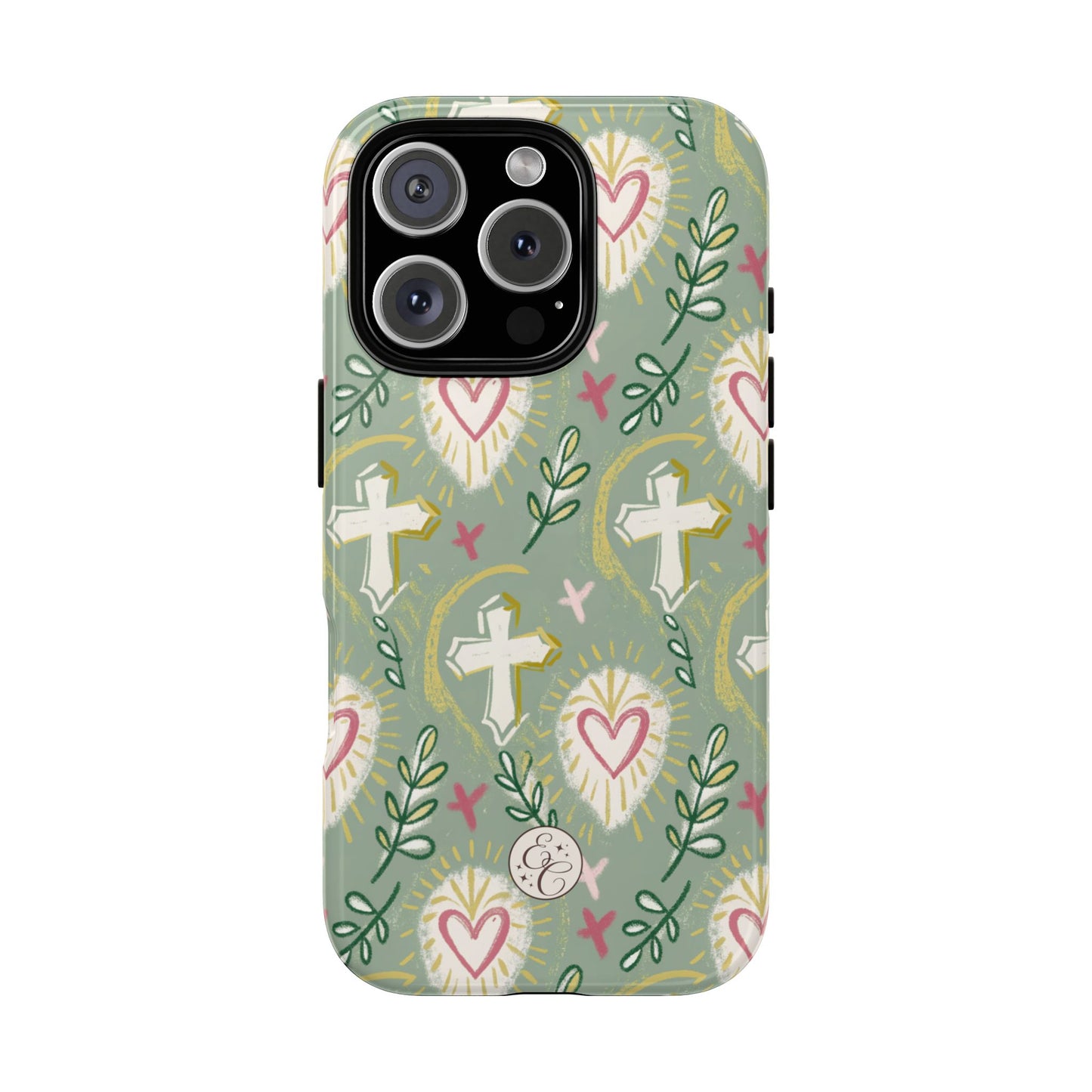 Christian Cross Boho Pattern Tough Phone Case