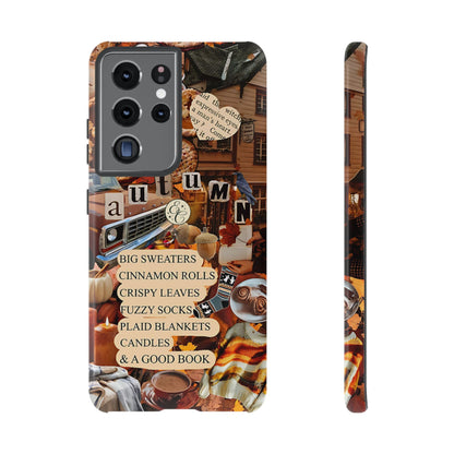 Autumn Aesthetic Collage Tough Phone Case