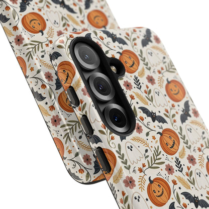 Halloween Pattern Boho Doodle Tough Phone Case