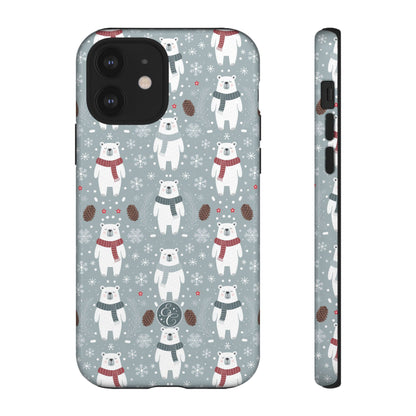 Cute Polar Bear Christmas Phone Case