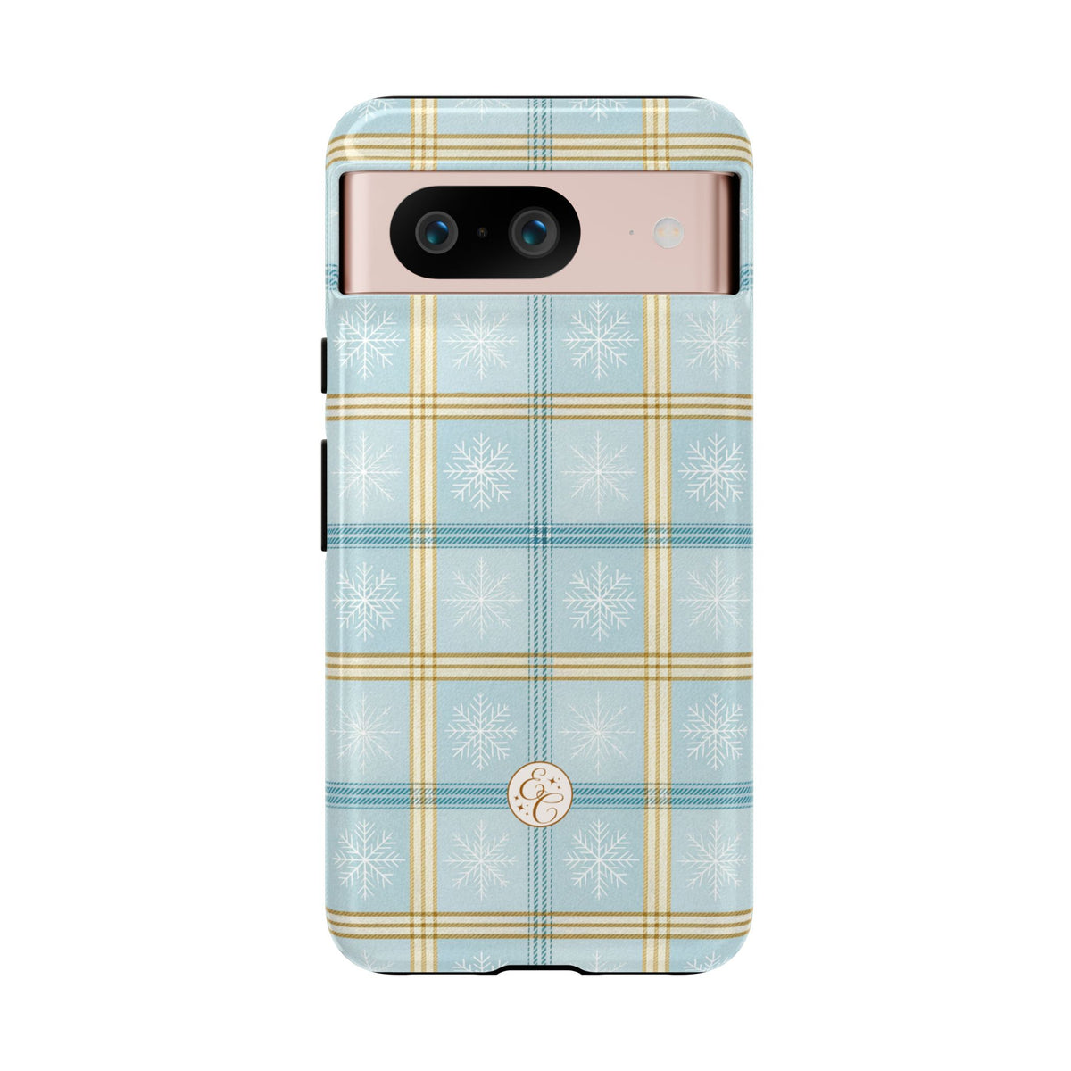 Blue Winter Plaid Phone Case