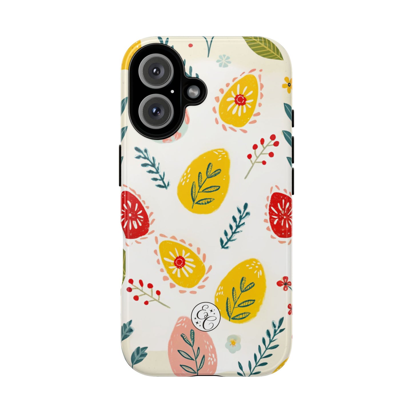 Colorful Easter Egg Pattern Tough Phone Case