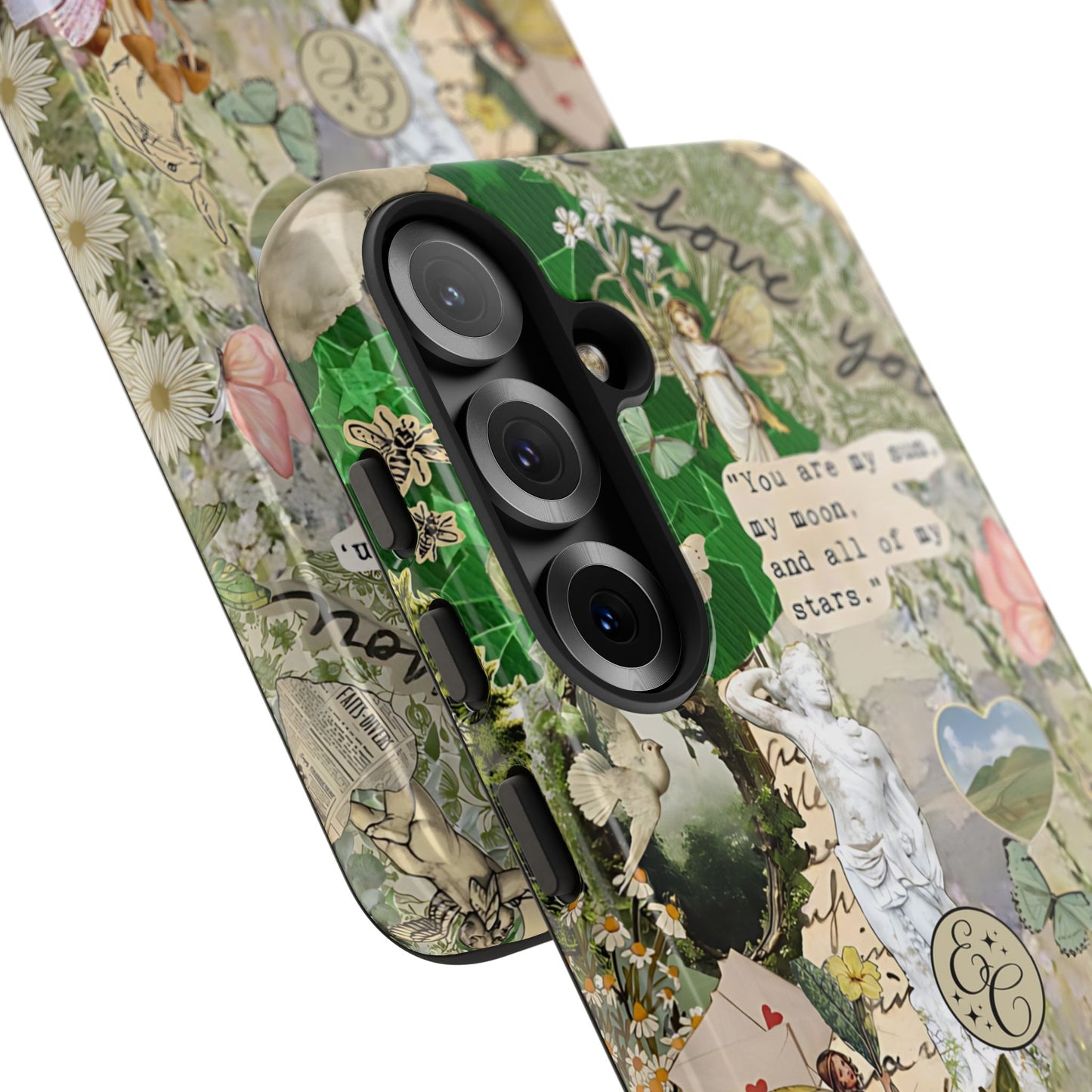 Vintage Botanical Collage Tough Phone Case