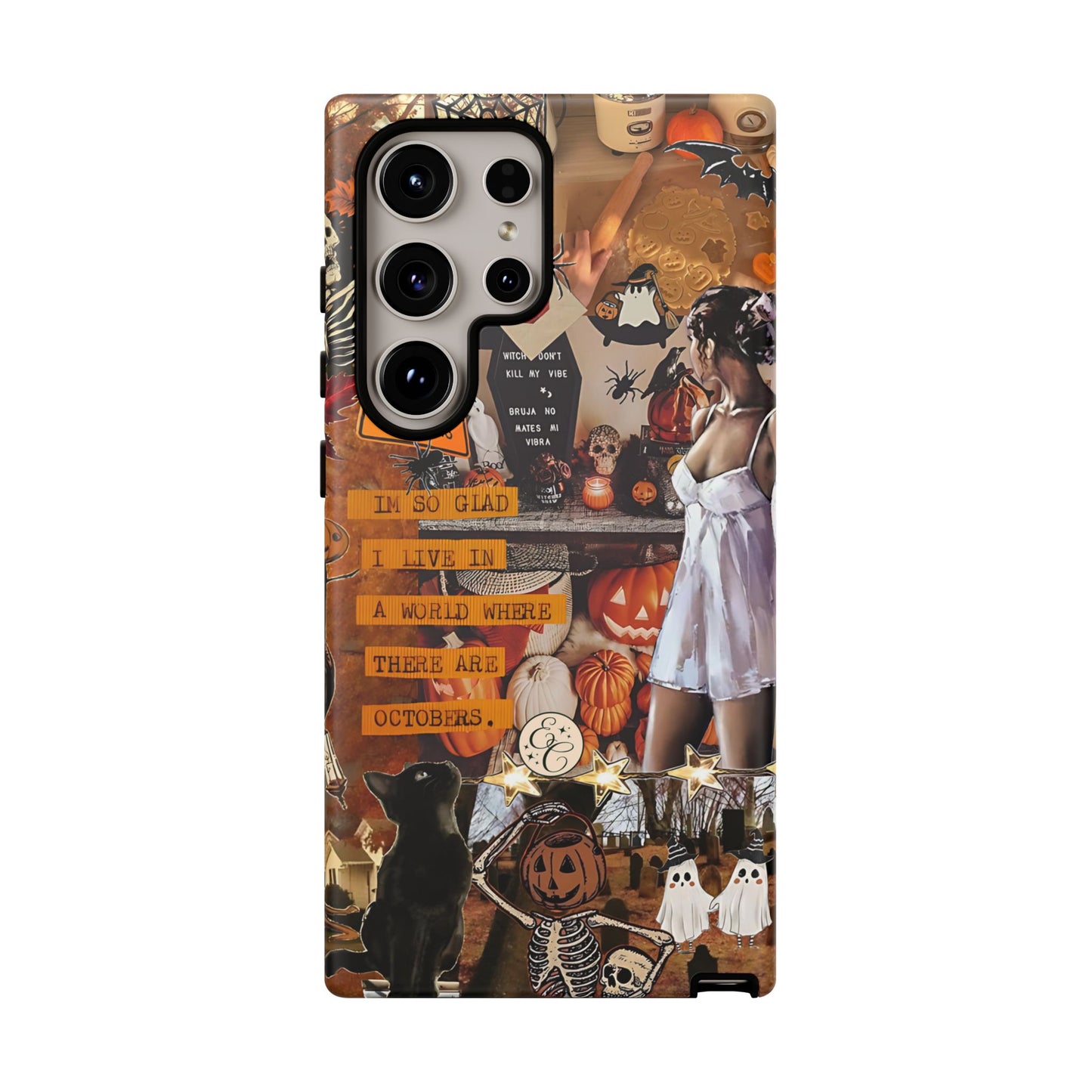 Halloween Aesthetic Collage Tough Phone Case