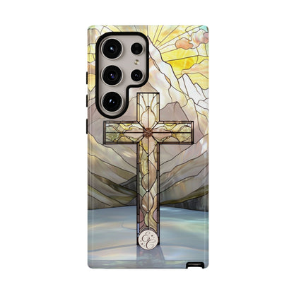 Stained Glass Cross Tough Phone Case
