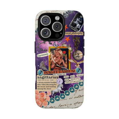 Sagittarius Zodiac Star Sign Tough Phone Case