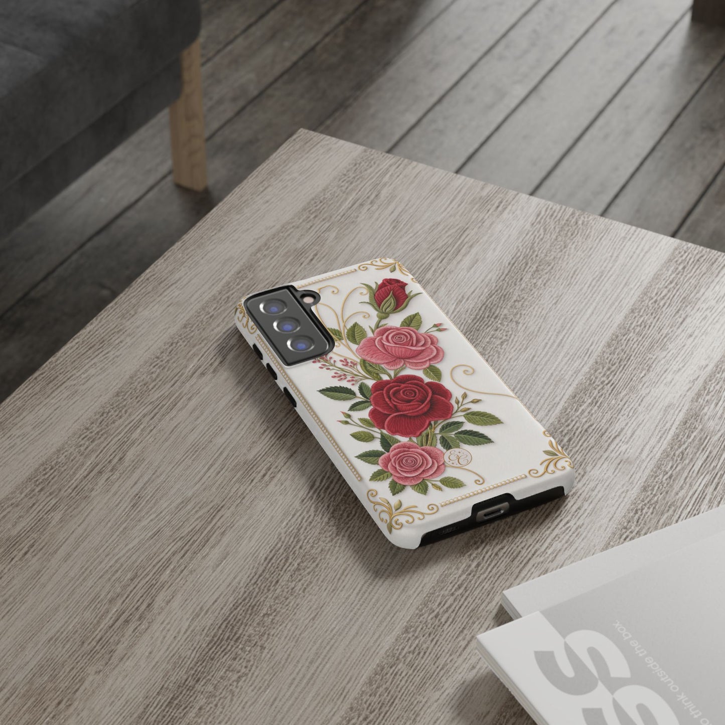 Elegant Rose Garden Tough Phone Case