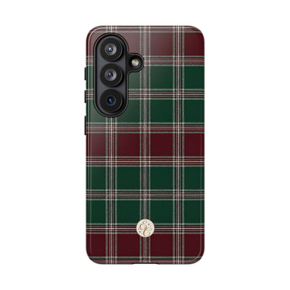 Green & Burgundy Plaid Christmas Phone Case
