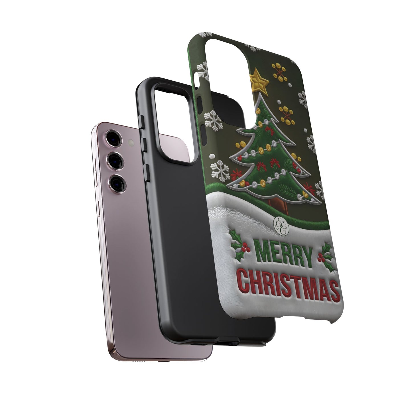 Merry Christmas Tree Tough Phone Case