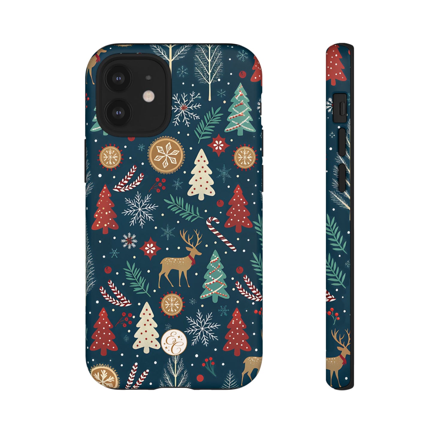 Christmas Holiday Pattern Tough Phone Case