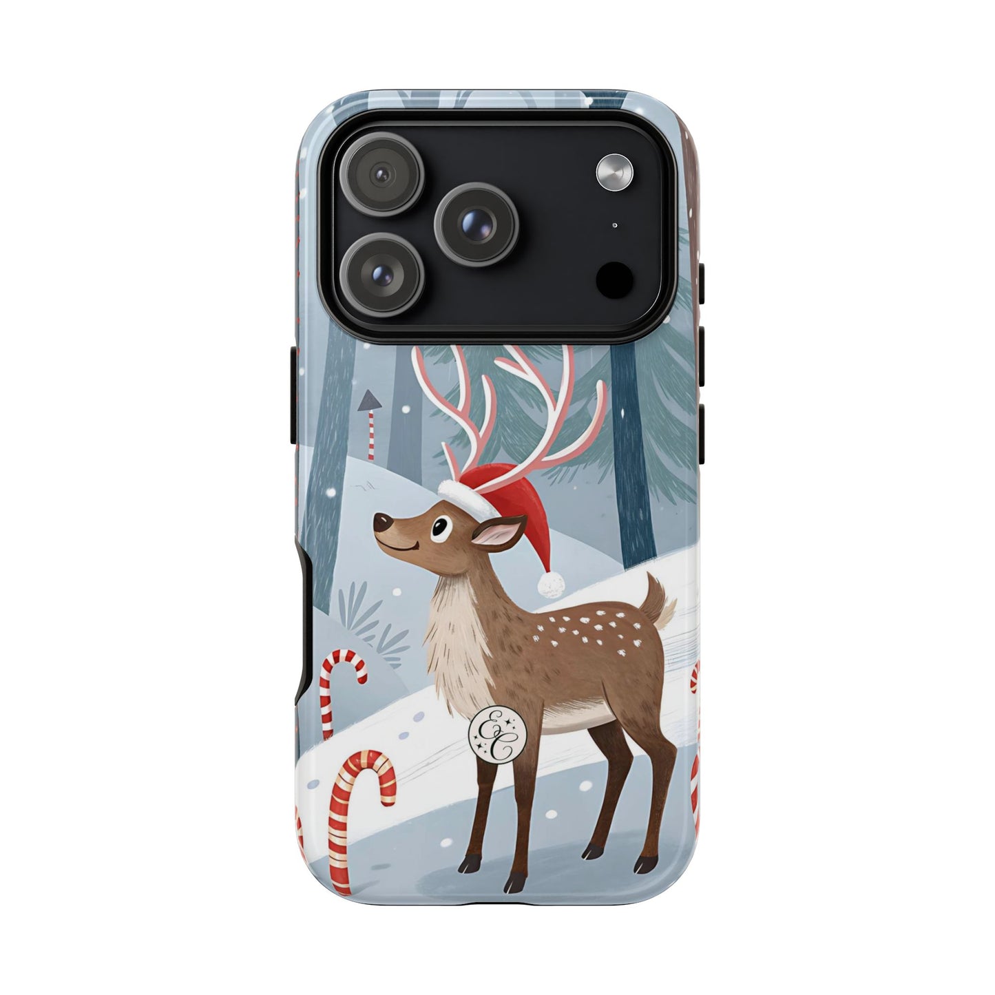 Reindeer in Winter Wonderland Tough Phone Case