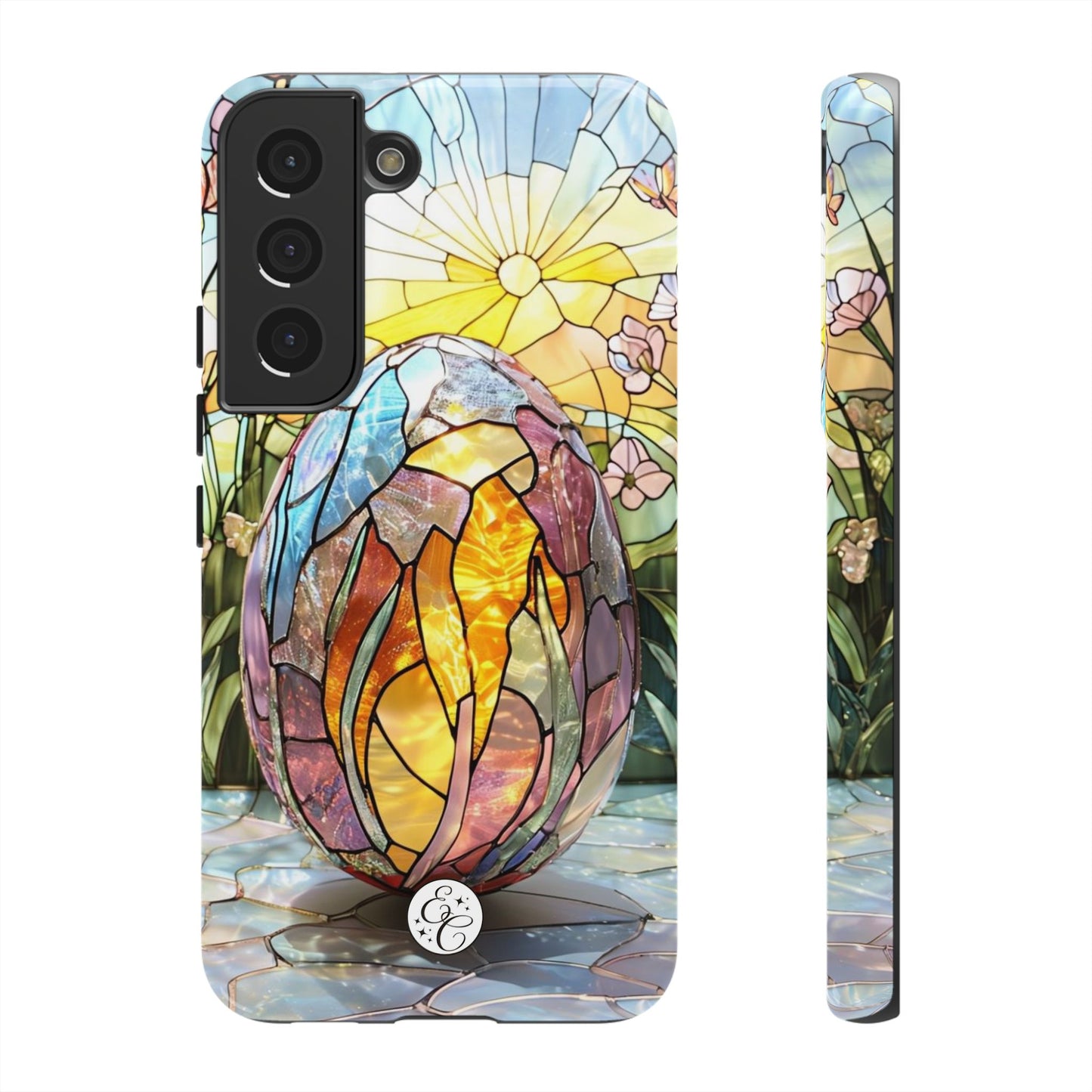 Easter Egg Stained Glass Tough Phone Case