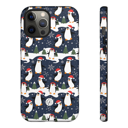 Cute Penguin Christmas Pattern Tough Phone Case