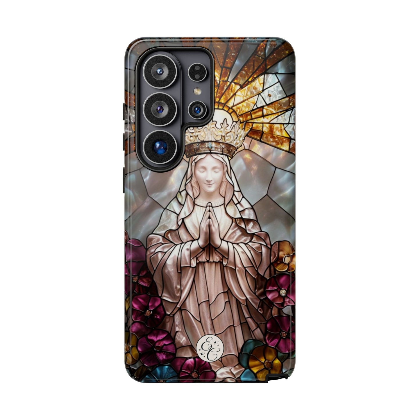 Virgin Mary Stained Glass Tough Phone Case
