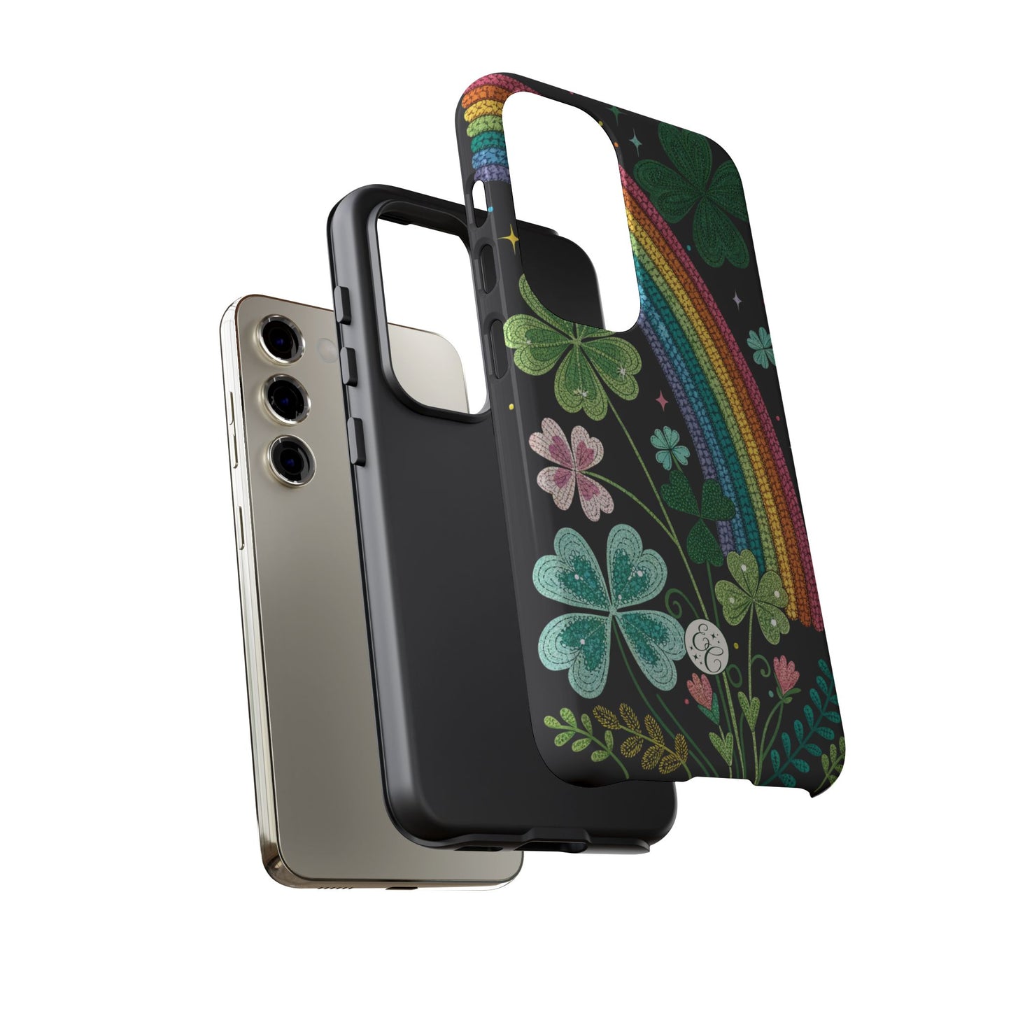 Rainbow & Shamrock Tough Phone Case