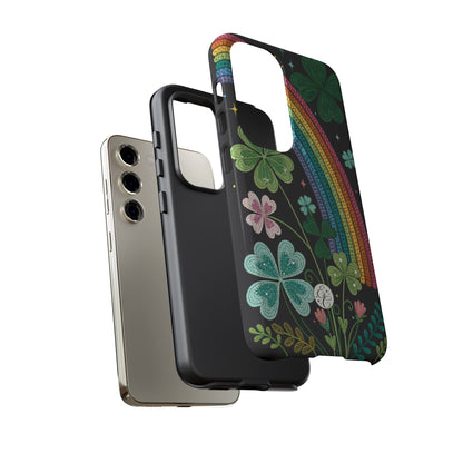 Rainbow & Shamrock Tough Phone Case