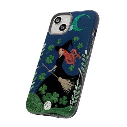 Irish Witch’s Moonlit Stroll Tough Phone Case
