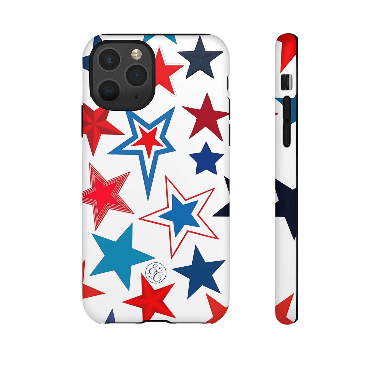Patriotic Star Pattern Tough Phone Case
