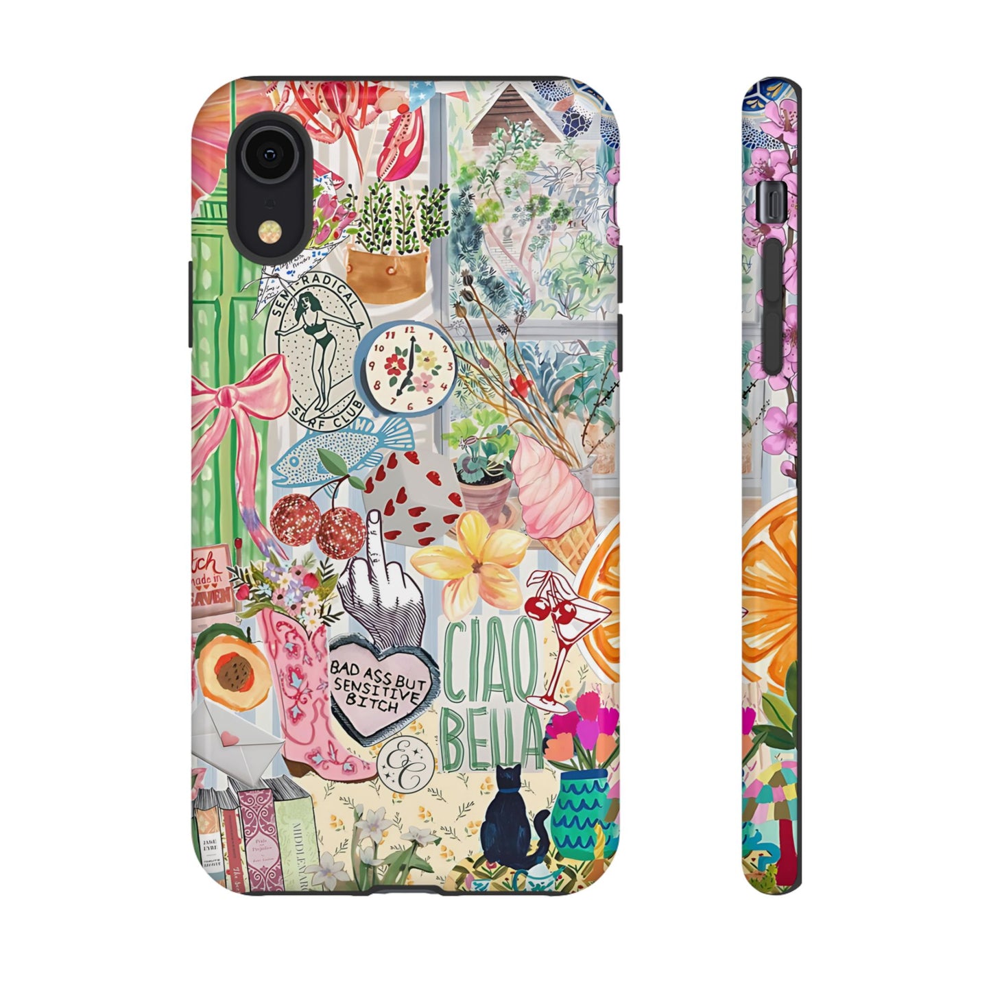 Coquette Art Collage Tough Phone Case