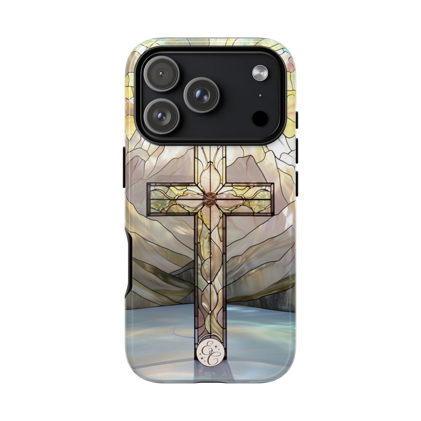 Stained Glass Cross Tough Phone Case
