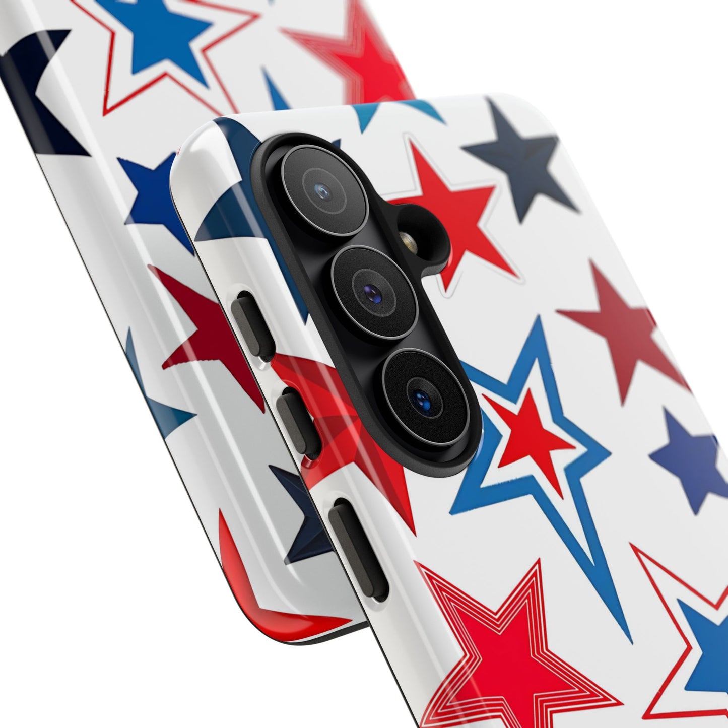 Patriotic Star Pattern Tough Phone Case