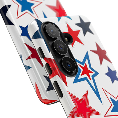 Patriotic Star Pattern Tough Phone Case