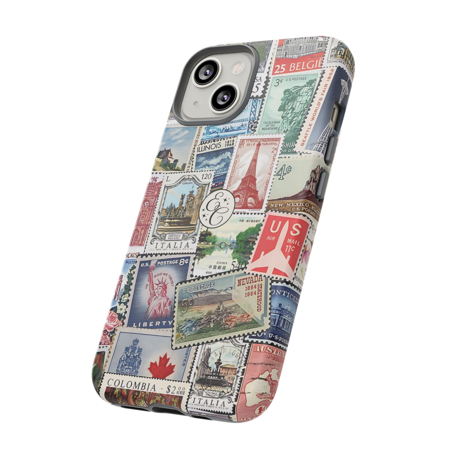 Vintage Stamp Collection Tough Phone Case