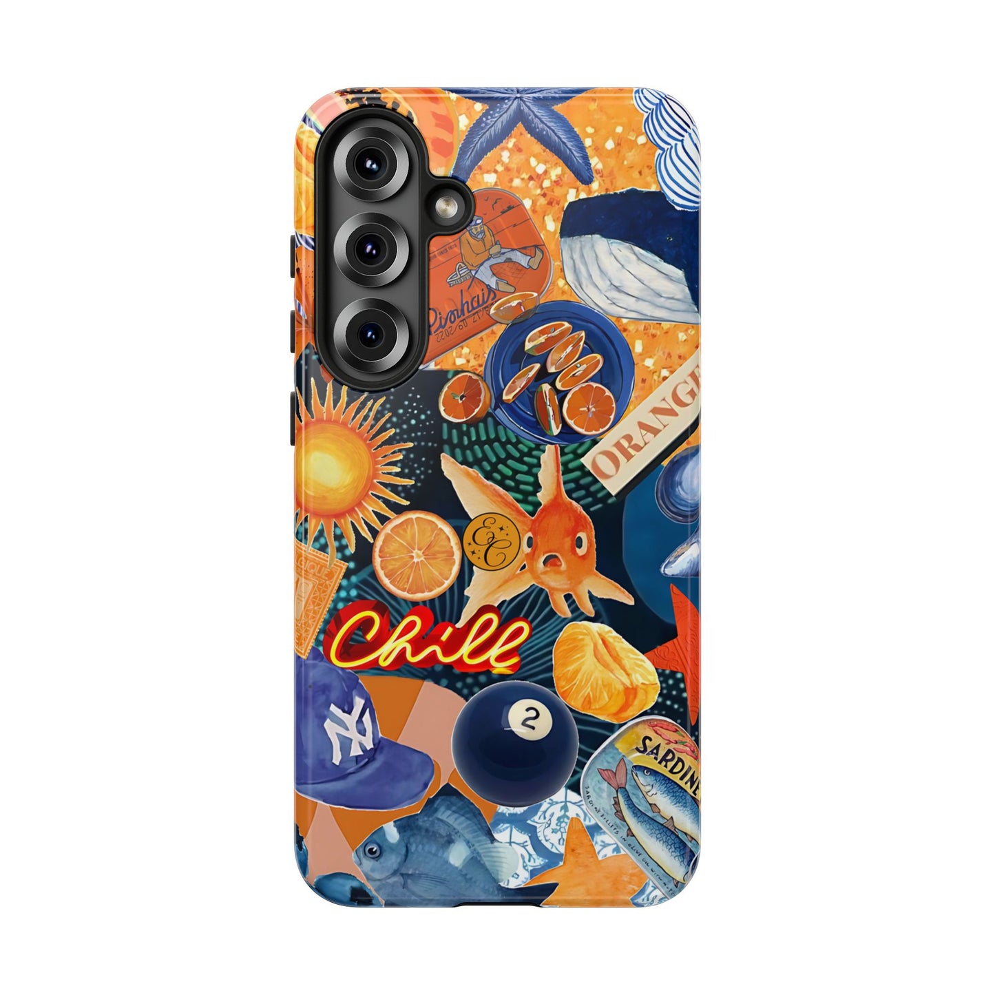 Nautical and Citrus Tough Phone Case