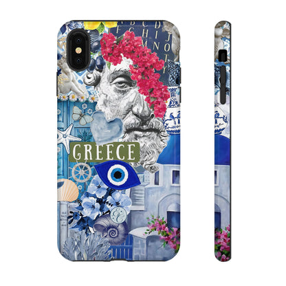 Greek Summer Collage Tough Phone Case