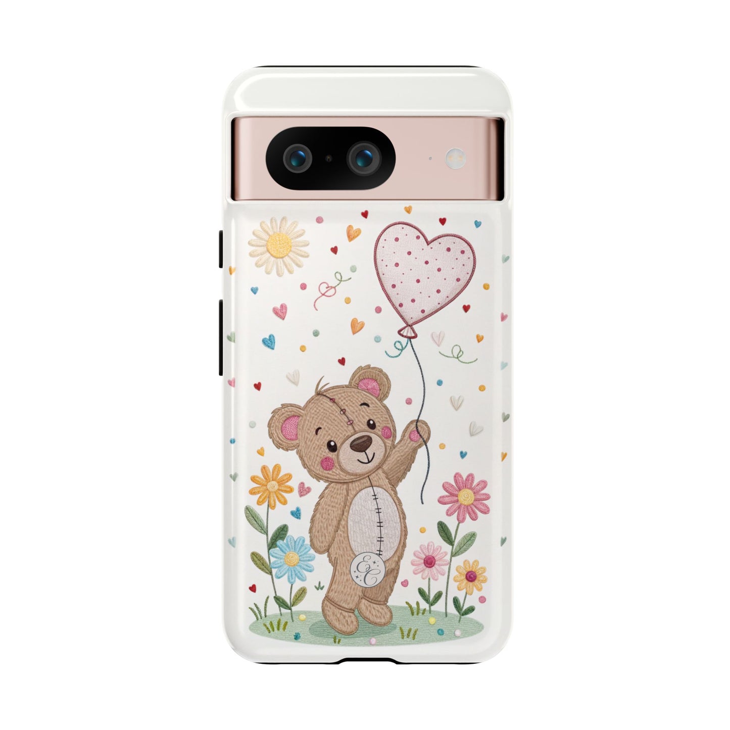 Cute Teddy Bear Tough Phone Case