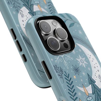 Winter Moon & Candles Tough Phone Case