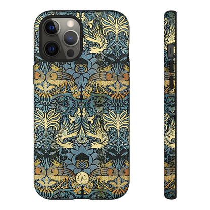 William Morris Peacock and Dragon Tough Phone Case