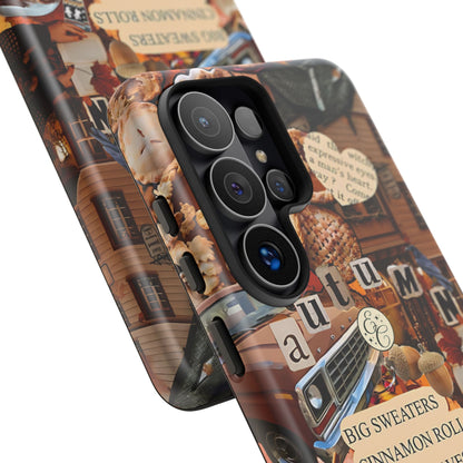 Autumn Aesthetic Collage Tough Phone Case
