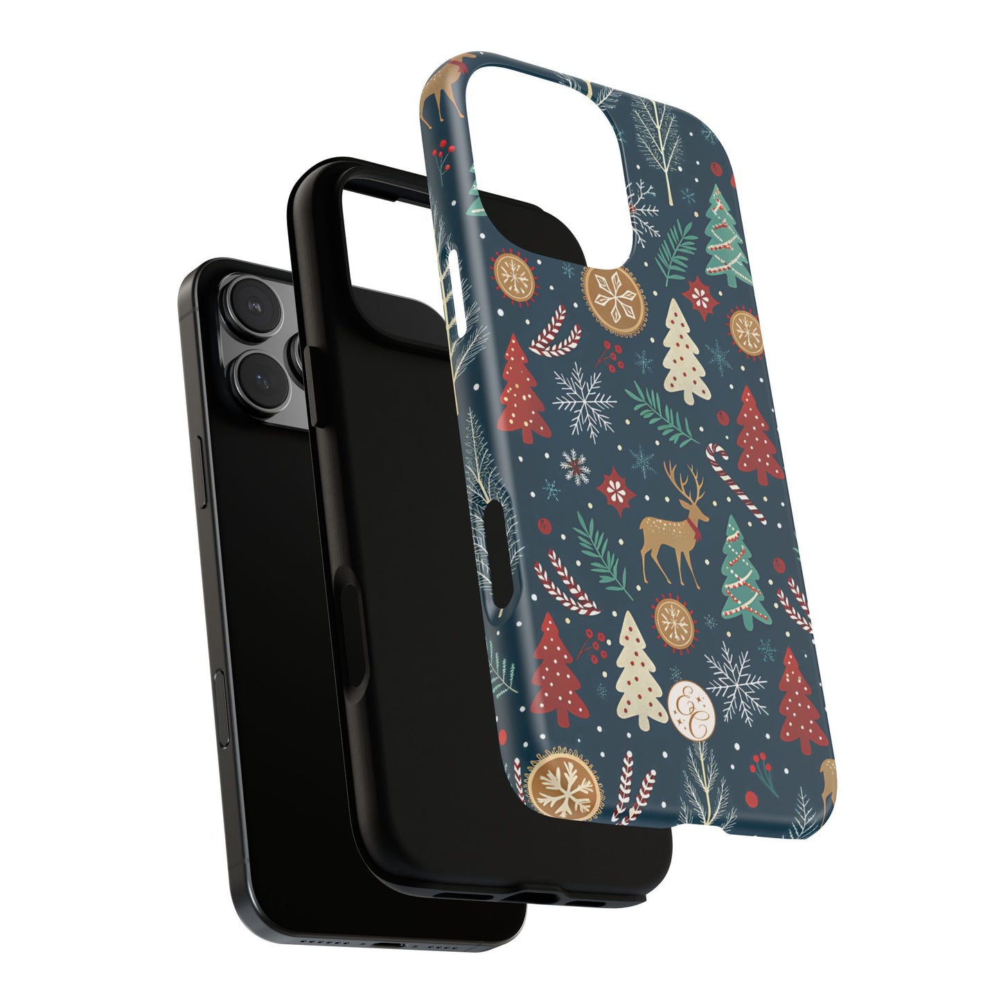 Christmas Holiday Pattern Tough Phone Case