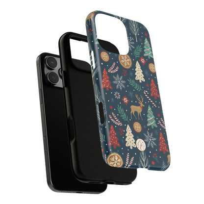Christmas Holiday Pattern Tough Phone Case